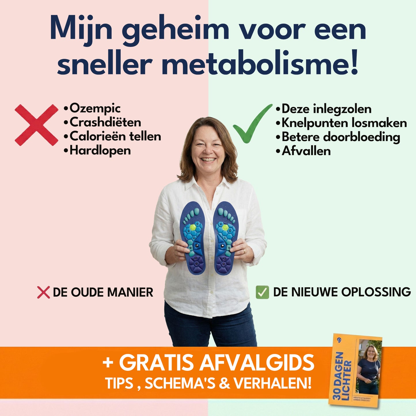Orthopedische Afval Inlegzolen | Tijdelijk gratis verstevigde voetboogsteun